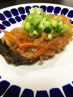 ブリの揚げ焼き 野菜餡のせ-レシピのメイン写真