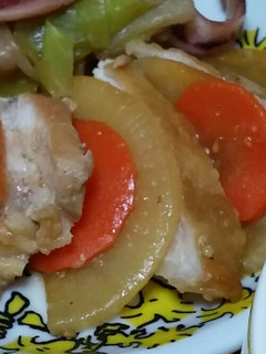 鶏モモでゴマ酢醤油の照り焼き-レシピのメイン写真