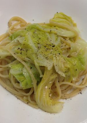 春キャベツのパスタバーニャカウダソース♪-レシピのメイン写真