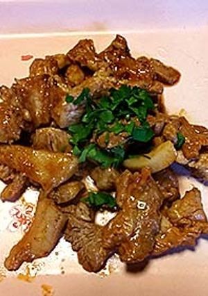 ラム酒を使った豚肩ロース肉のソテー-レシピのメイン写真