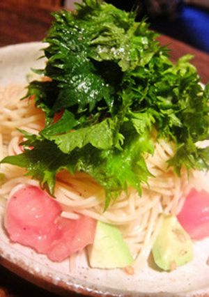 トマトとアボカドと大葉の冷製スパゲッティ-レシピのメイン写真
