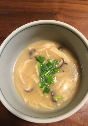 きのこたっぷりお味噌汁-レシピのメイン写真