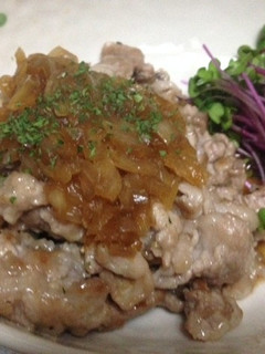 ポン酢と玉ねぎの甘みで!豚コマの炒め物!-レシピのメイン写真