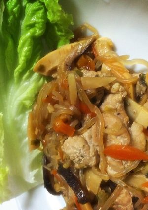 レタス包み　レタスの肉野菜包み-レシピのメイン写真