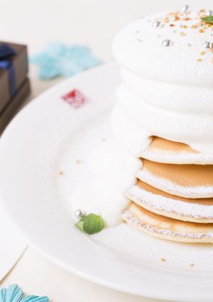 ホワイトチョコのタワーパンケーキ☆-レシピのメイン写真