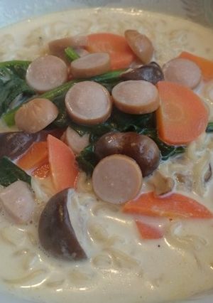 チャウダー風ミルク塩ラーメン-レシピのメイン写真