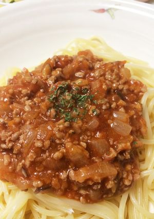 ミートソース＊スパゲティ-レシピのメイン写真