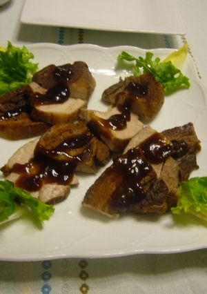 豚肉の紅茶煮～マーマレードソース-レシピのメイン写真