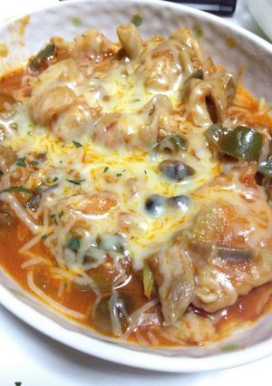 鶏肉のトマト煮★チーズのせ-レシピのメイン写真