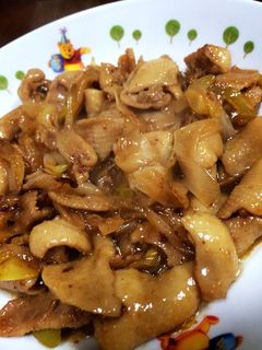 コラーゲンたっぷり♪鶏皮のさっぱり炒め♪-レシピのメイン写真