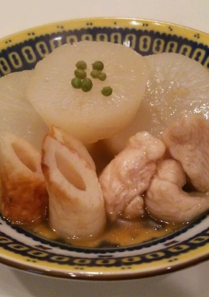 大根と竹輪と鶏の煮物-レシピのメイン写真