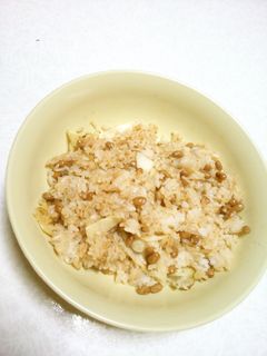 キャベツ納豆チャーハン-レシピのメイン写真