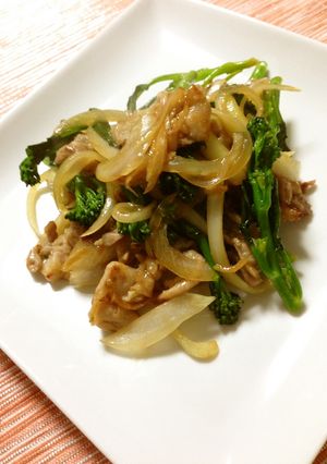 茎ブロッコリーと豚肉のオイスター炒め-レシピのメイン写真
