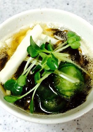簡単 長芋入りもずく酢(*^^*)-レシピのメイン写真