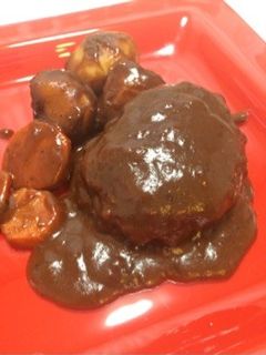 煮込みハンバーグ-レシピのメイン写真