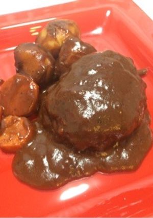 煮込みハンバーグ-レシピのメイン写真