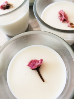 桜風味の甘酒ヘルシームース-レシピのメイン写真