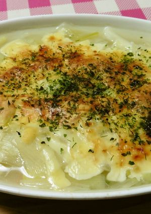 トロトロ長ねぎのスープグラタン♪-レシピのメイン写真