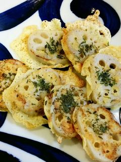 カリッ!サクッ!蓮根チーズ焼き-レシピのメイン写真