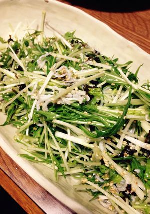 みず菜サラダ-レシピのメイン写真