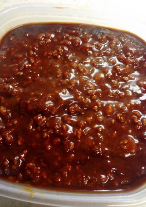 ケチャップと玉ねぎでコクのある肉味噌-レシピのメイン写真