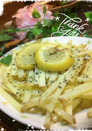 簡単！新じゃがと塩レモンの香り炒め-レシピのメイン写真