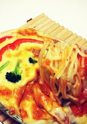 おうちでカフェ風♪ 簡単パスタグラタン♪-レシピのメイン写真