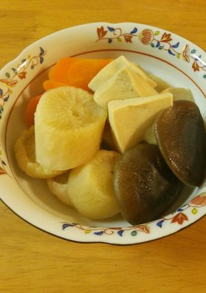 寒干し大根と高野豆腐のたいたん-レシピのメイン写真