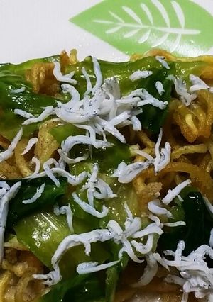 ﾚﾀｽ餡掛けかた焼きそば-レシピのメイン写真