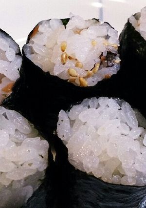 ご飯だけ巻いてみました！-レシピのメイン写真