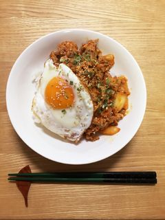 塩糀でめちゃ旨*我が家の豚キムチ丼-レシピのメイン写真