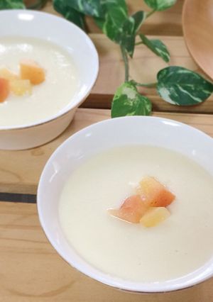 りんごの豆腐ババロア風-レシピのメイン写真
