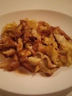 キャベツと玉ねぎのオイスターソース炒め-レシピのメイン写真