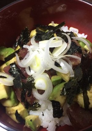 アボカドまぐろ丼-レシピのメイン写真
