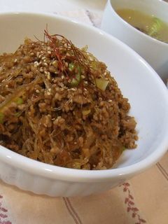 マーボー春雨-レシピのメイン写真