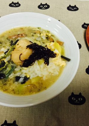 里芋と山菜の森雑炊-レシピのメイン写真