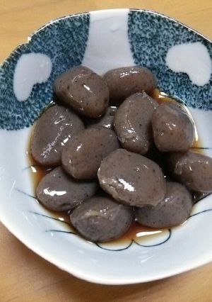 玉こんにゃくの含め煮-レシピのメイン写真