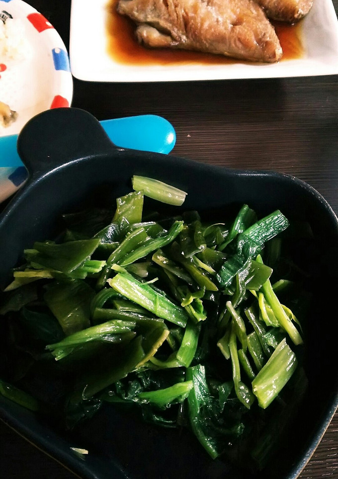茎わかめとほうれん草のナムル風味-レシピのメイン写真
