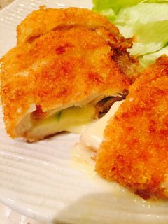 大人気♫ササミの梅しそチーズフライ♡-レシピのメイン写真