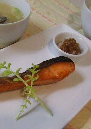 鮭の塩焼き-レシピのメイン写真