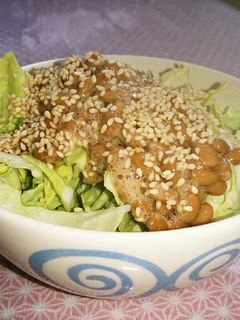 超簡単!キャベツの納豆和え-レシピのメイン写真