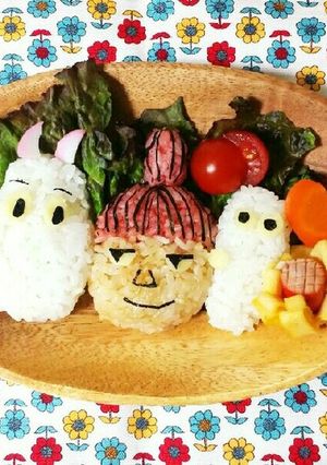 ムーミン ミー ニョロニョロ☆キャラ弁-レシピのメイン写真