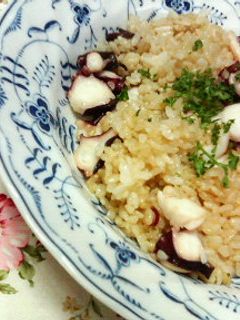 ニンニク香る♪たこペペロンチーノ☆焼き飯-レシピのメイン写真
