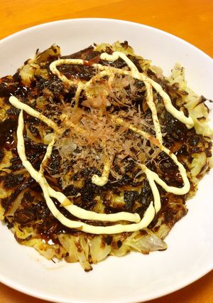乾物サキイカのお好み焼き!-レシピのメイン写真