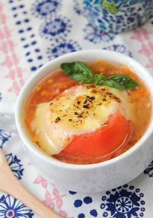 トマトのカプレーゼスープ-レシピのメイン写真