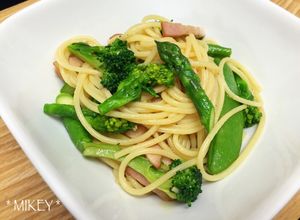 茅乃舎野菜だしと菜の花で＊春野菜のパスタ-レシピのメイン写真