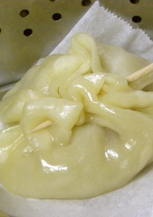手のひらピザ生地と焼売の種de小籠包？-レシピのメイン写真