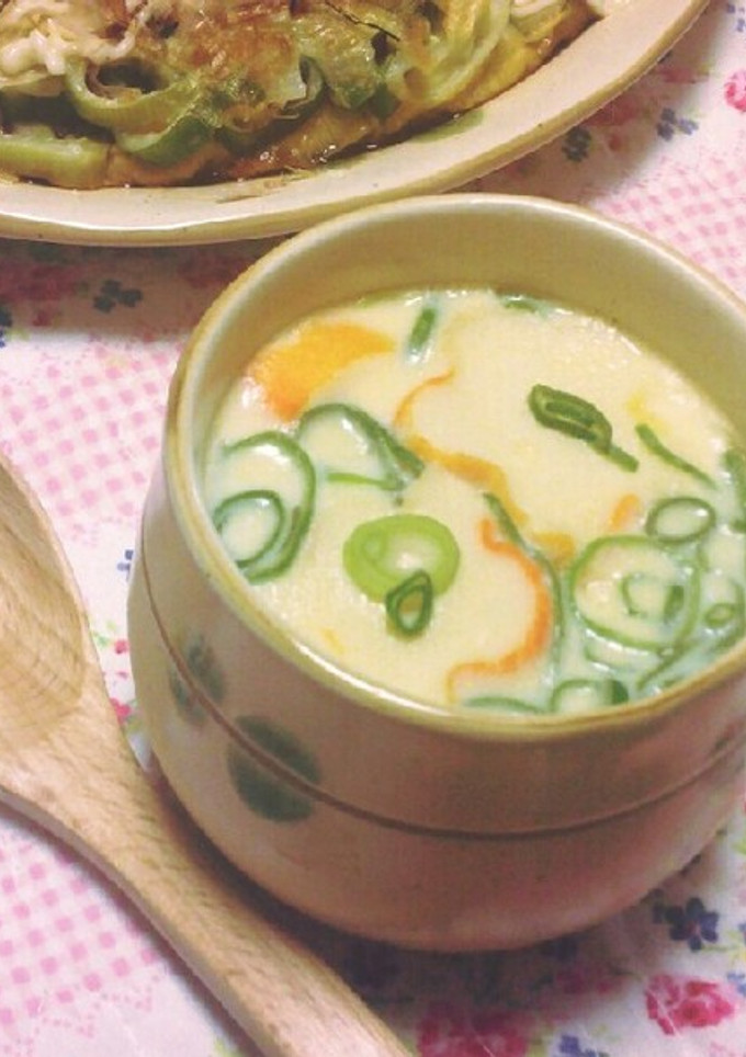 創味の和風だしで簡単茶碗蒸し♪-レシピのメイン写真