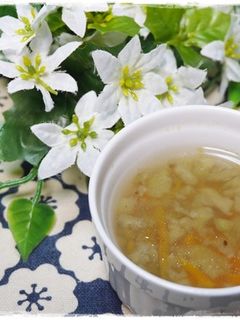 離乳食中期 にんじんかぼちゃなすスープ-レシピのメイン写真