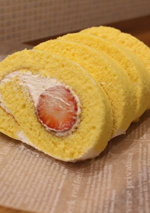 ロールケーキ-レシピのメイン写真